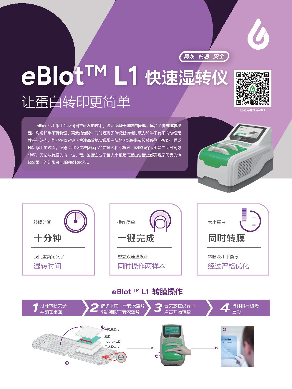 eBlot?快速蛋白濕轉(zhuǎn)儀