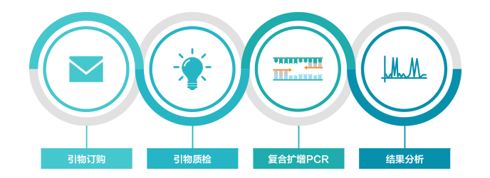STR熒光標(biāo)記檢測流程圖