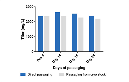 Stability data by days